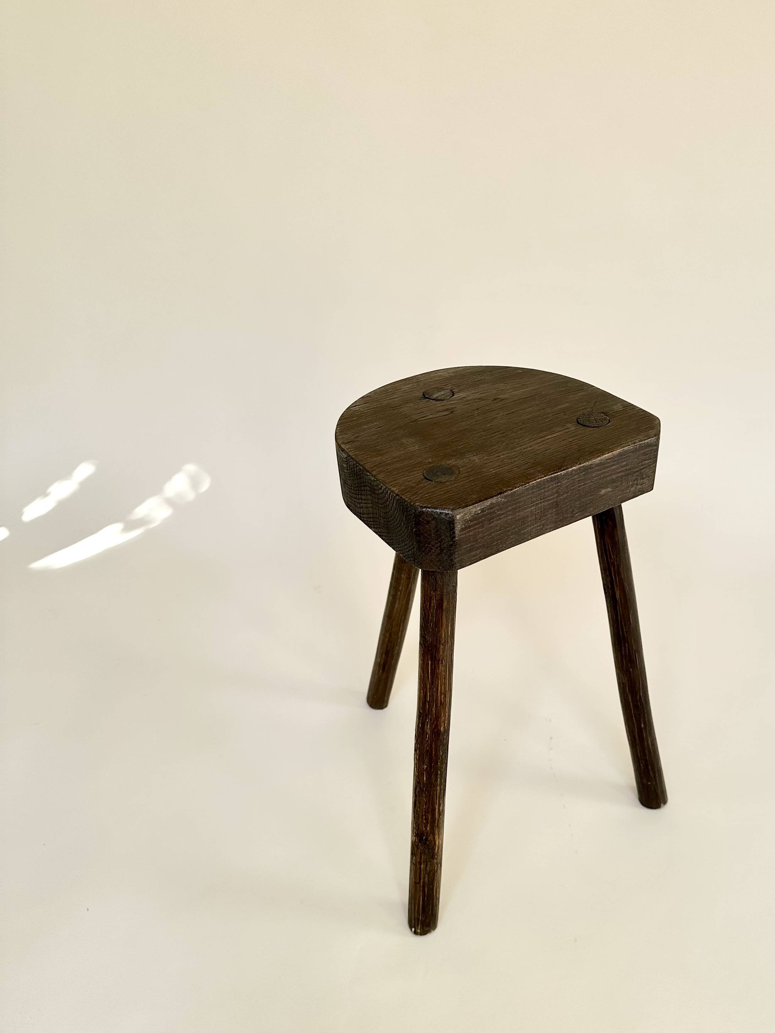 Tripod stool, late 19th century