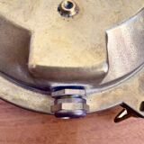 Marine decorative wall light in solid brass