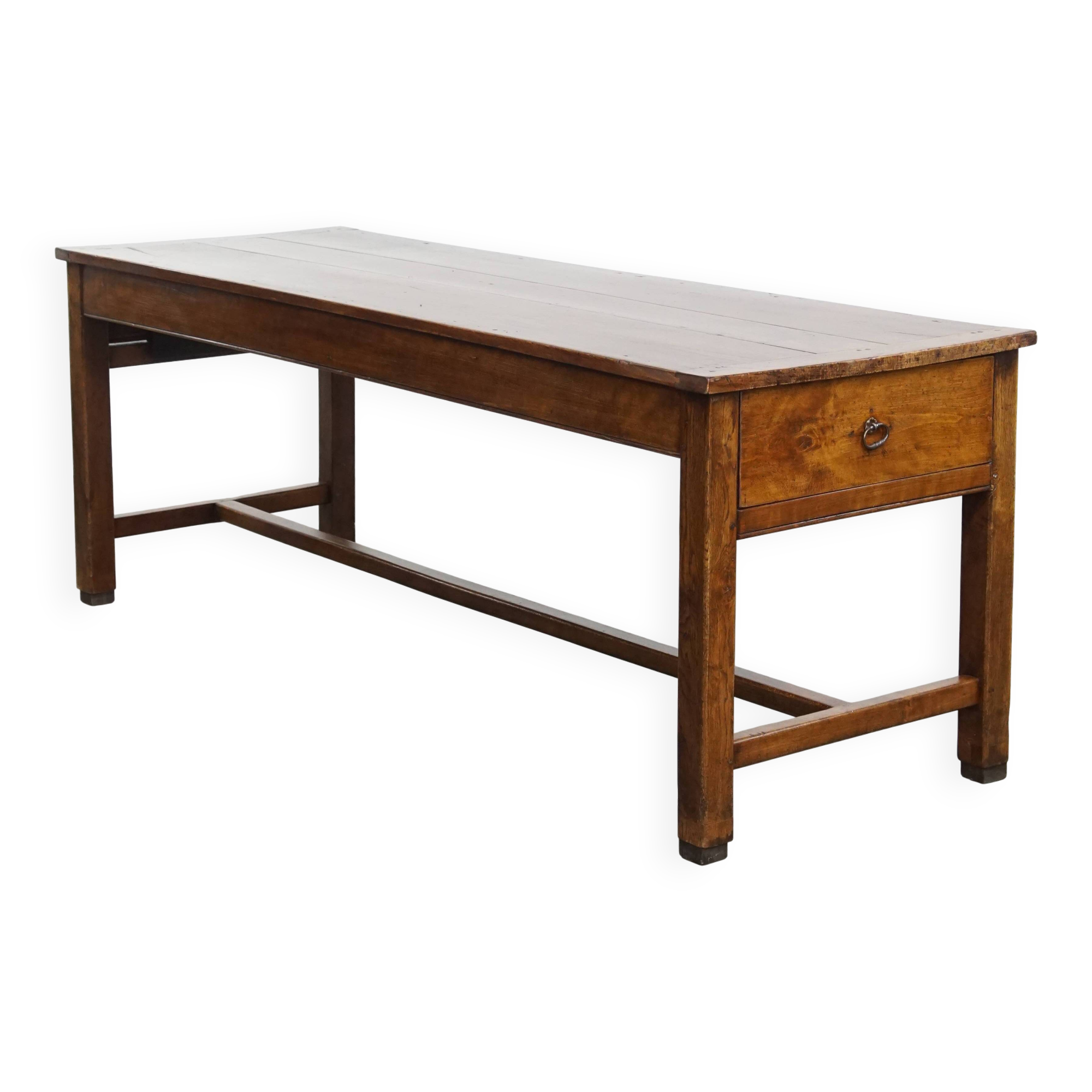 Antique French Dining Table in Fruitwood from the 18th Century