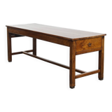 Antique French Dining Table in Fruitwood from the 18th Century