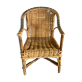 Fauteuil osier enfant