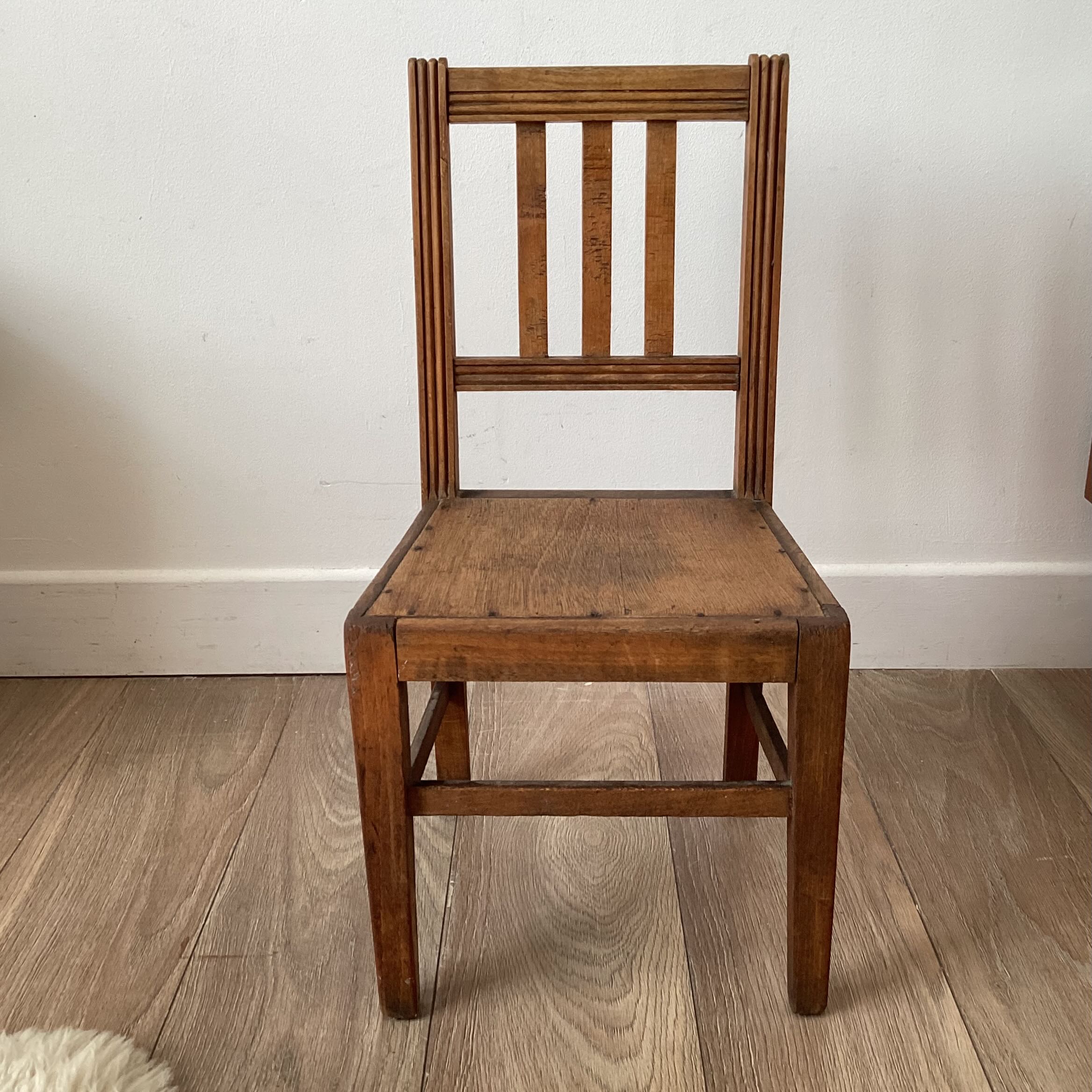 Wooden children's chair