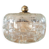 Transparent glass bonbonnière