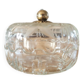 Bonbonnière en verre transparent