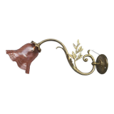 Art deco bronze wall lamp