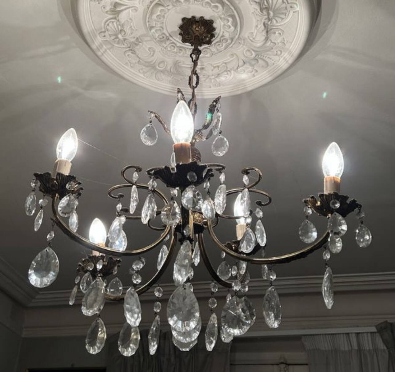 Lustre avec pampilles