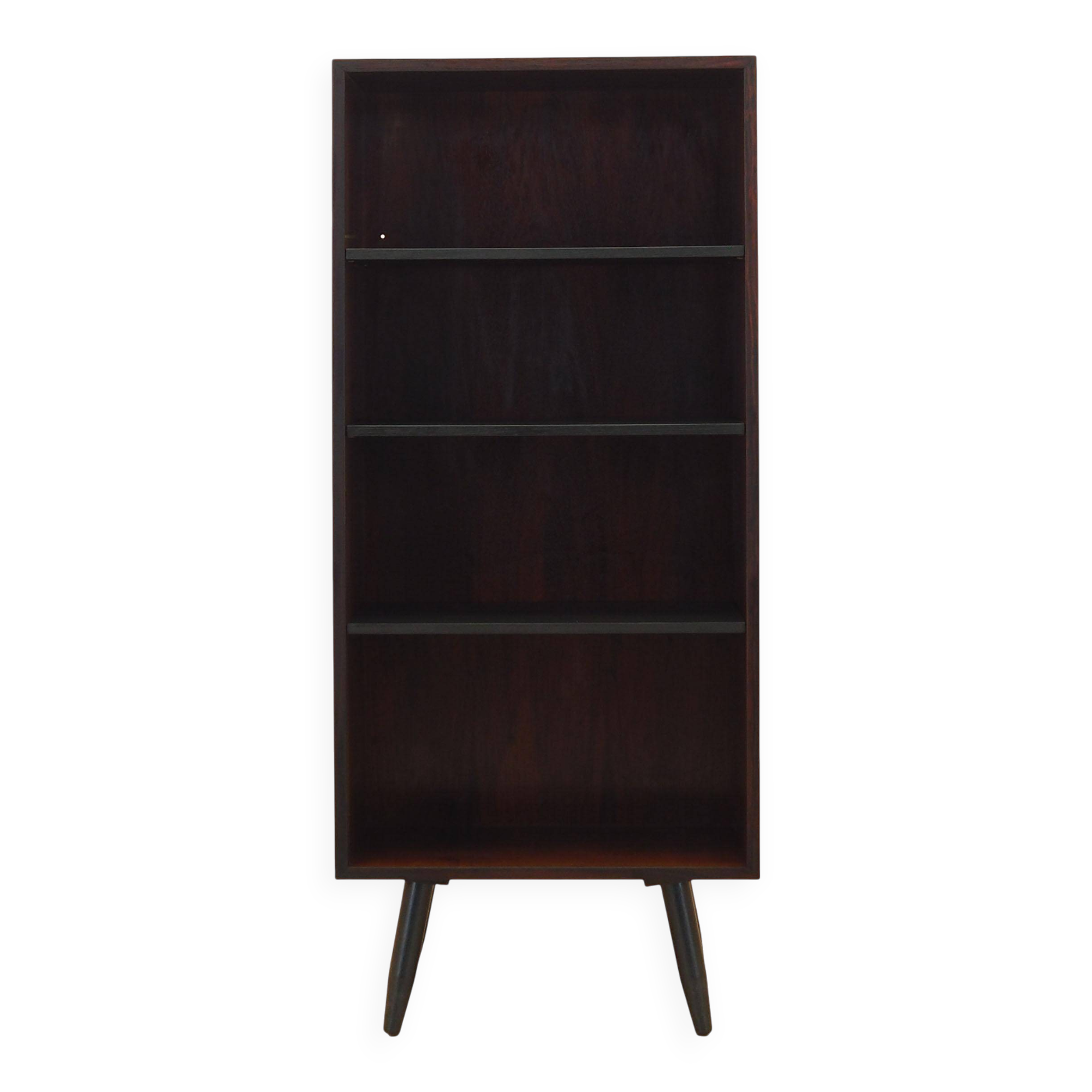 Mahogany bookcase, Danish design, 1970s, manufactured by Omann Jun