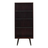 Mahogany bookcase, Danish design, 1970s, manufactured by Omann Jun