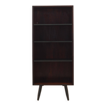 Mahogany bookcase, Danish design, 1970s, manufactured by Omann Jun