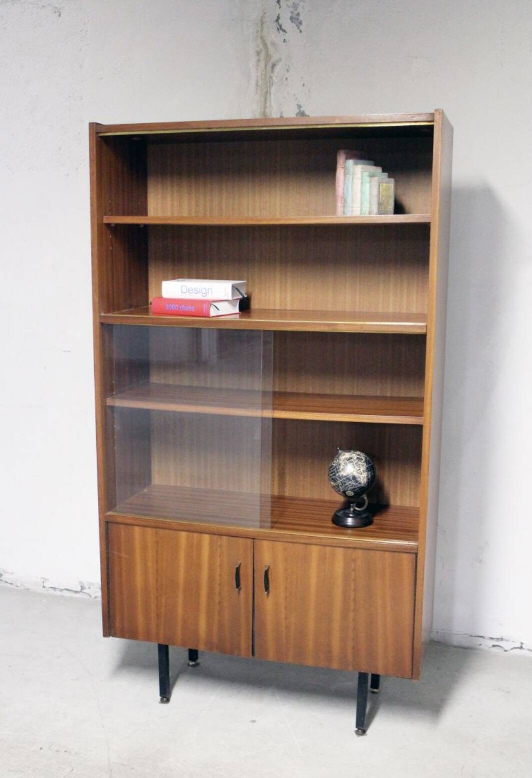 Vintage display cabinet bookcase