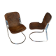 Pair of cidue chairs model c2 1970