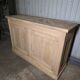 19th-century buffet in solid fir with a chevron top (shallow)