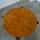Old coffee table wood design 60s Italy vintage