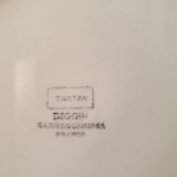 Suite of 5 flat plates Digoin Saarguemines