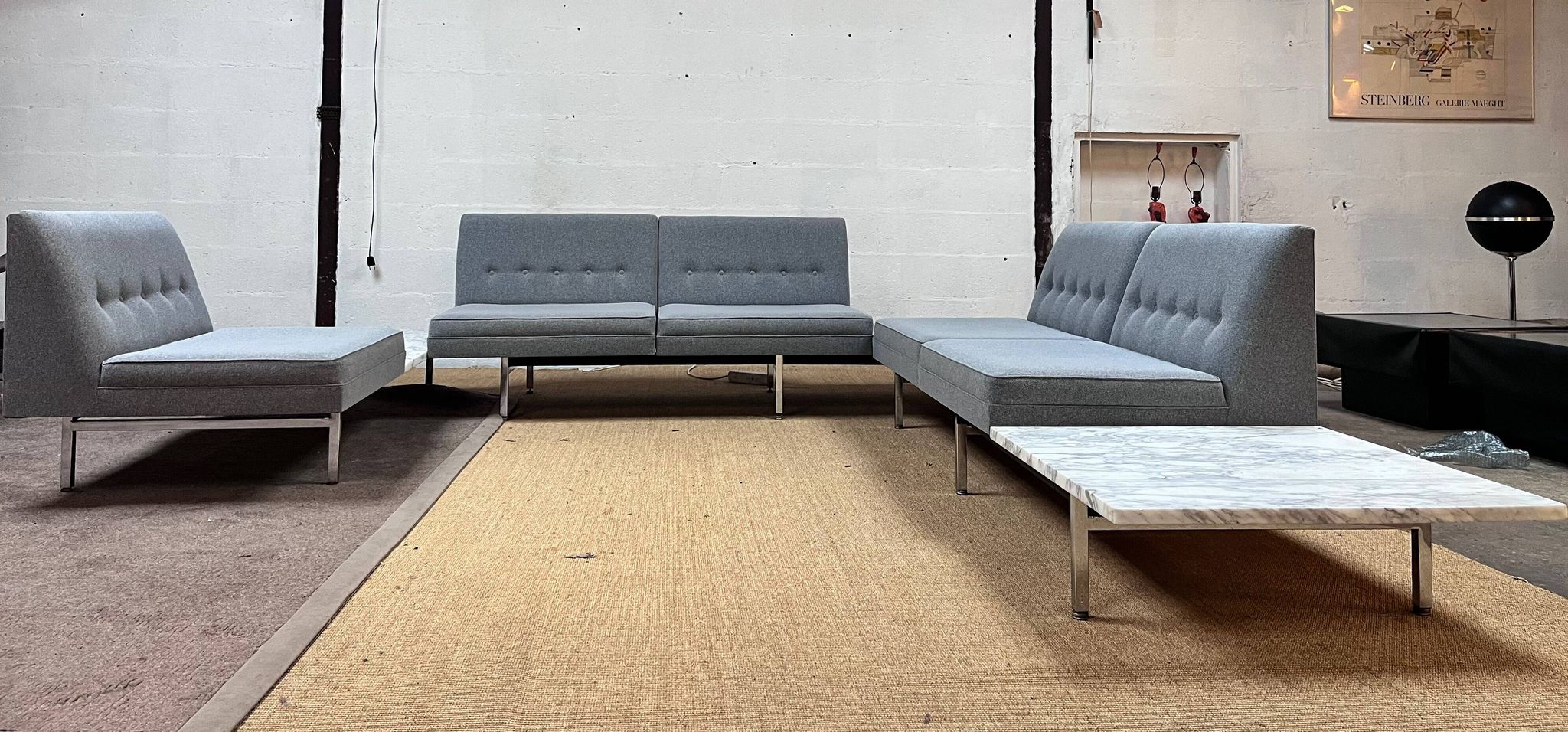 Ensemble de canapé modèle "Modular" de George Nelson, édition Herman Miller