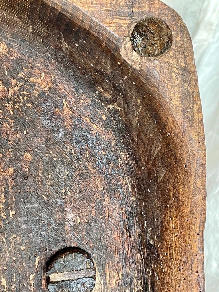 Tabouret art populaire brut