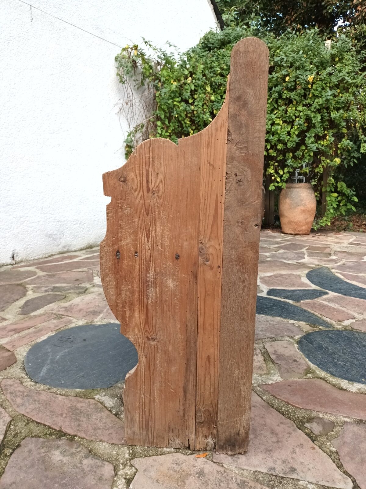 Old church pew, 263 cm