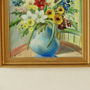 Still Life with Flowers by Hilding N