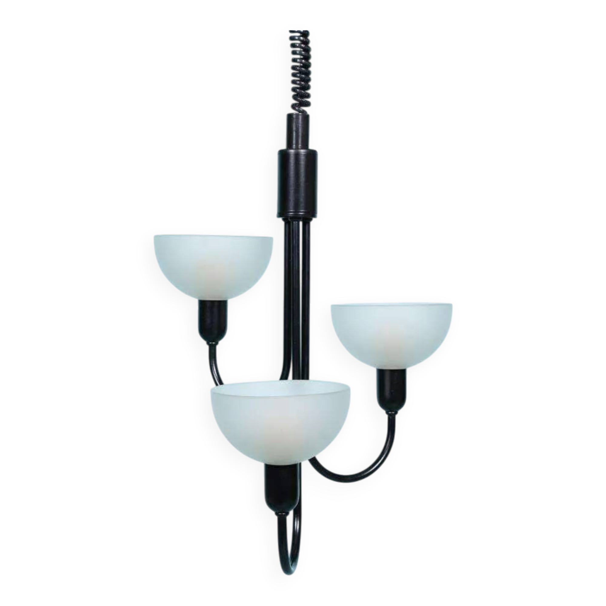 Suspension style Memphis 1960s, adjustable vintage lamp.