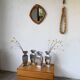 Set 4 vases en fonte d’aluminium