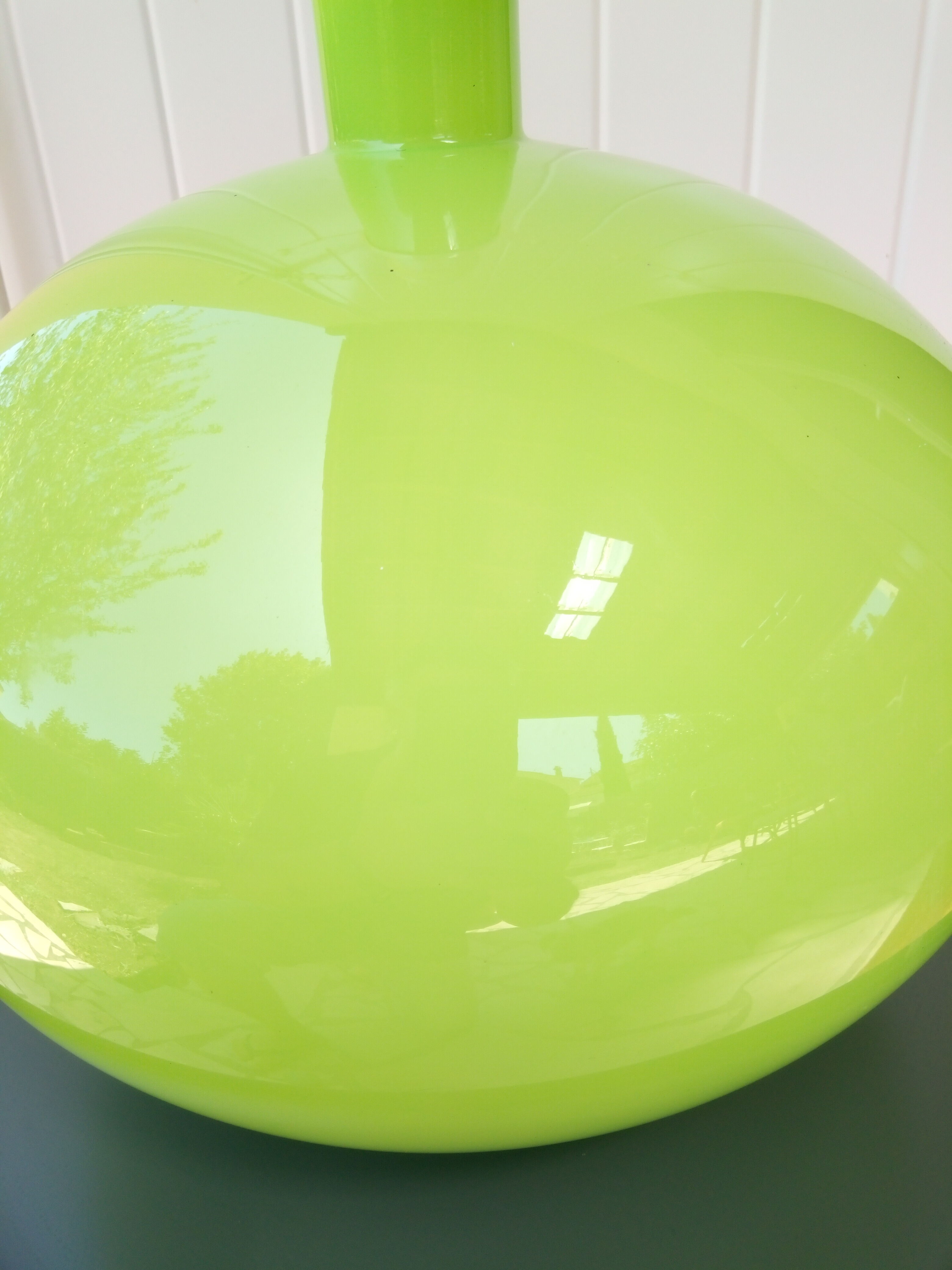 Anne Nilsson design coloured glass lamp