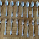 Durousseau Art Deco silver-plated cutlery