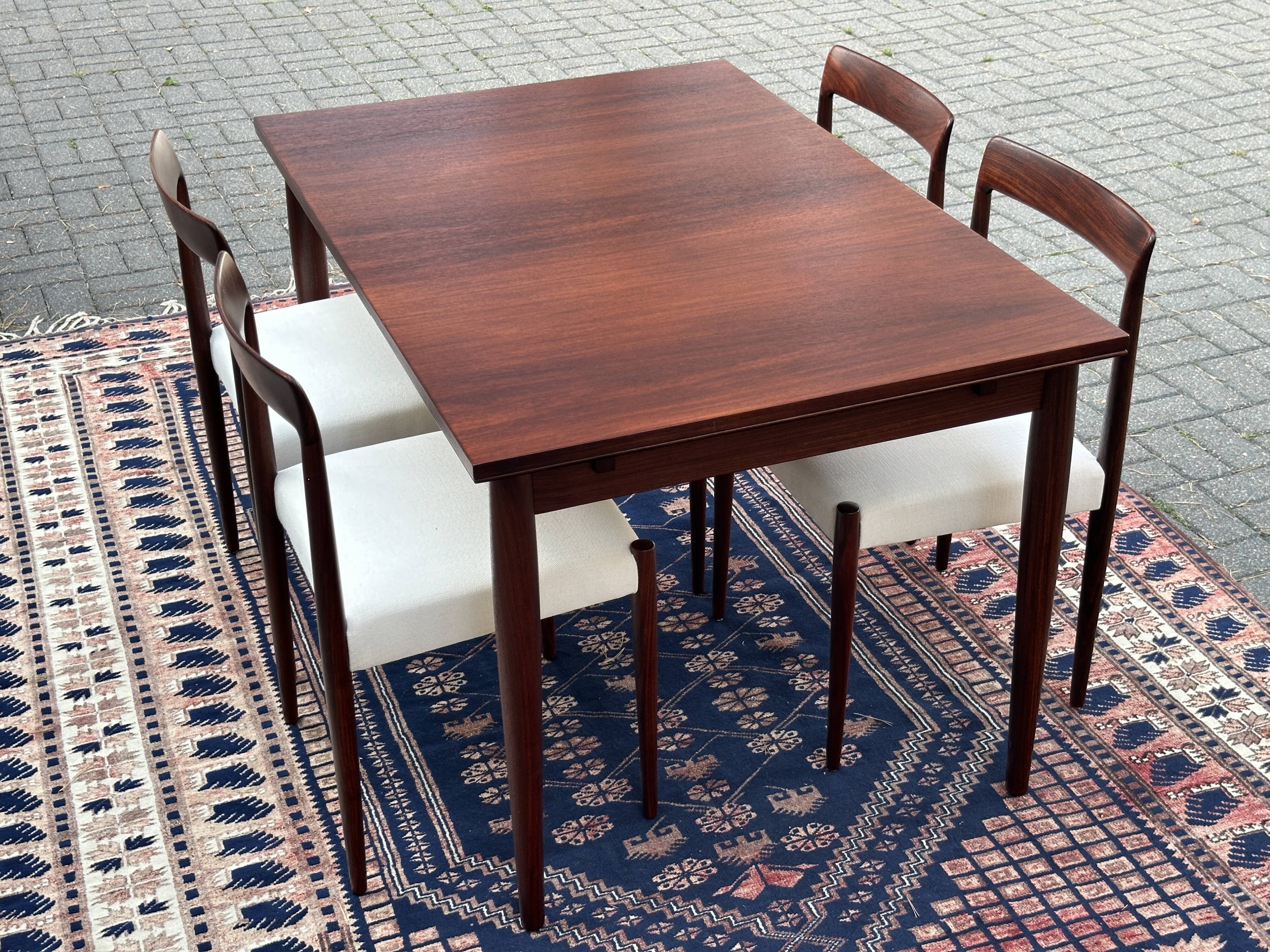 Professionally Refurbished Danish Rosewood Dining Set