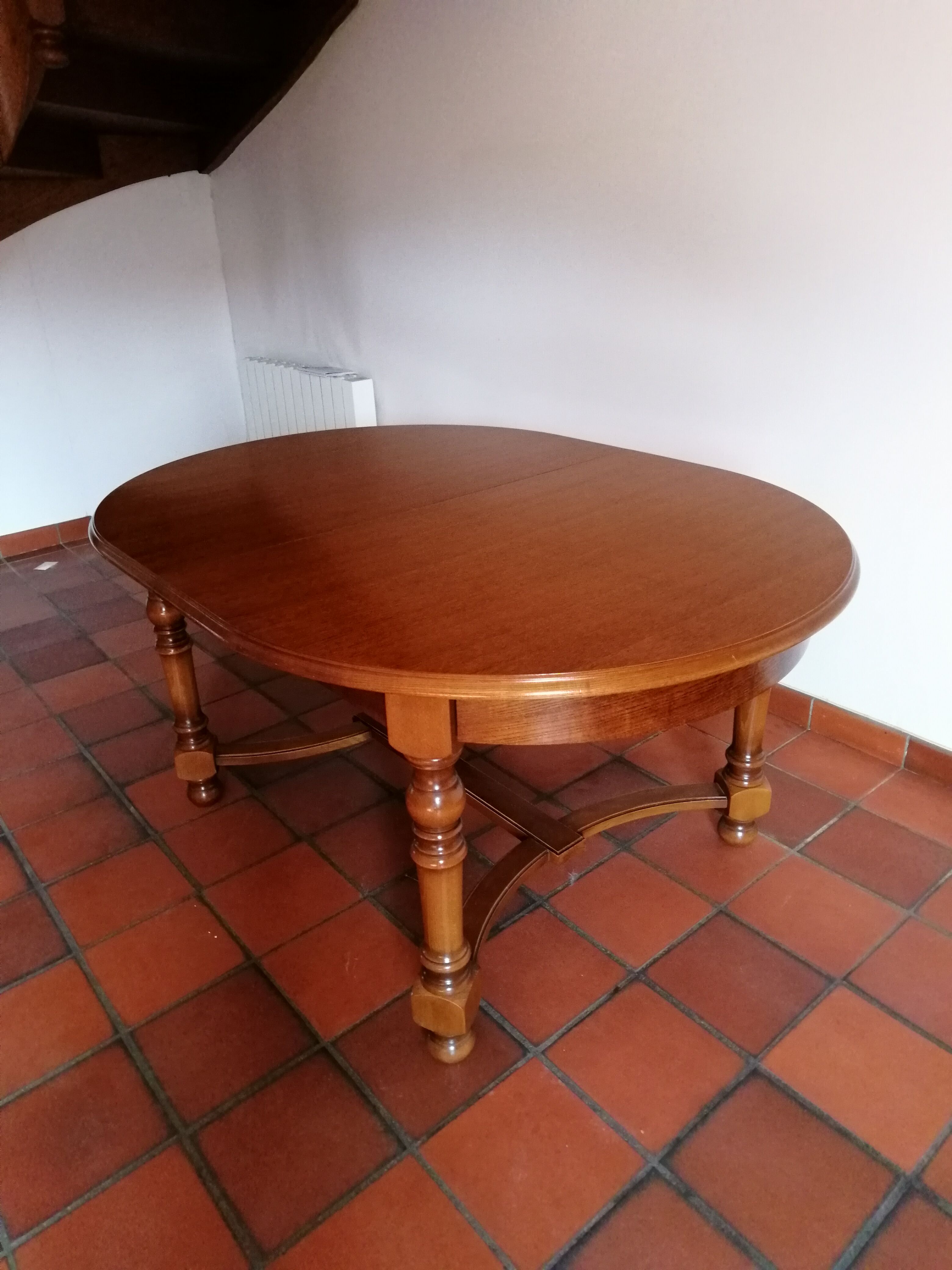 Solid wood dining table