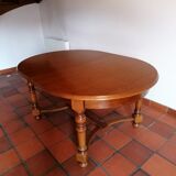 Solid wood dining table