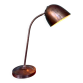 A refined brass modernist table lamp designed by Vilhelm Lauritzen for Fog & Mørup