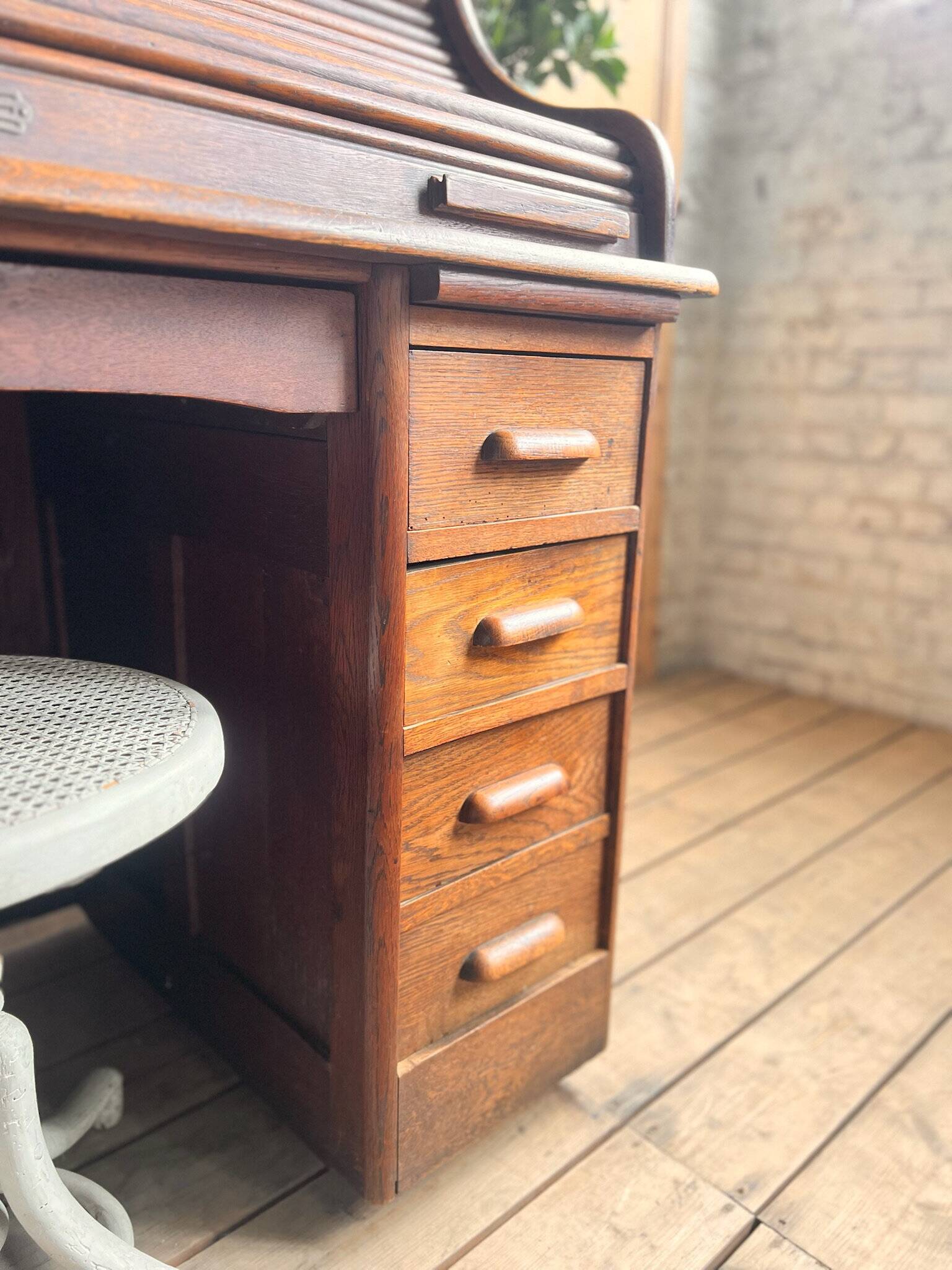 Old "American" desk Bouchery-Grenier