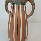 Gabriel Fourmaintraux 2-handle ceramic vase 1960