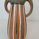 Gabriel Fourmaintraux 2-handle ceramic vase 1960