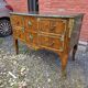 Curved Louis XV style commode in mahogany, mid-20th century.