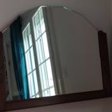 Vintage beveled mirror