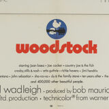 Woodstock, movie poster, 92 x 123 cm