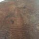 Mirror in saddle-stitched leather