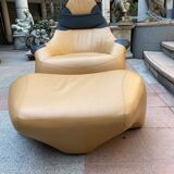 Armchair and Ottoman model "Poggiapiede Hal" - Marc Sadler - 1997