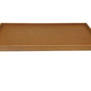 Lit d'appoint vintage en bouleau design métal années 60
