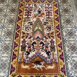 Duo of old oriental wool rugs