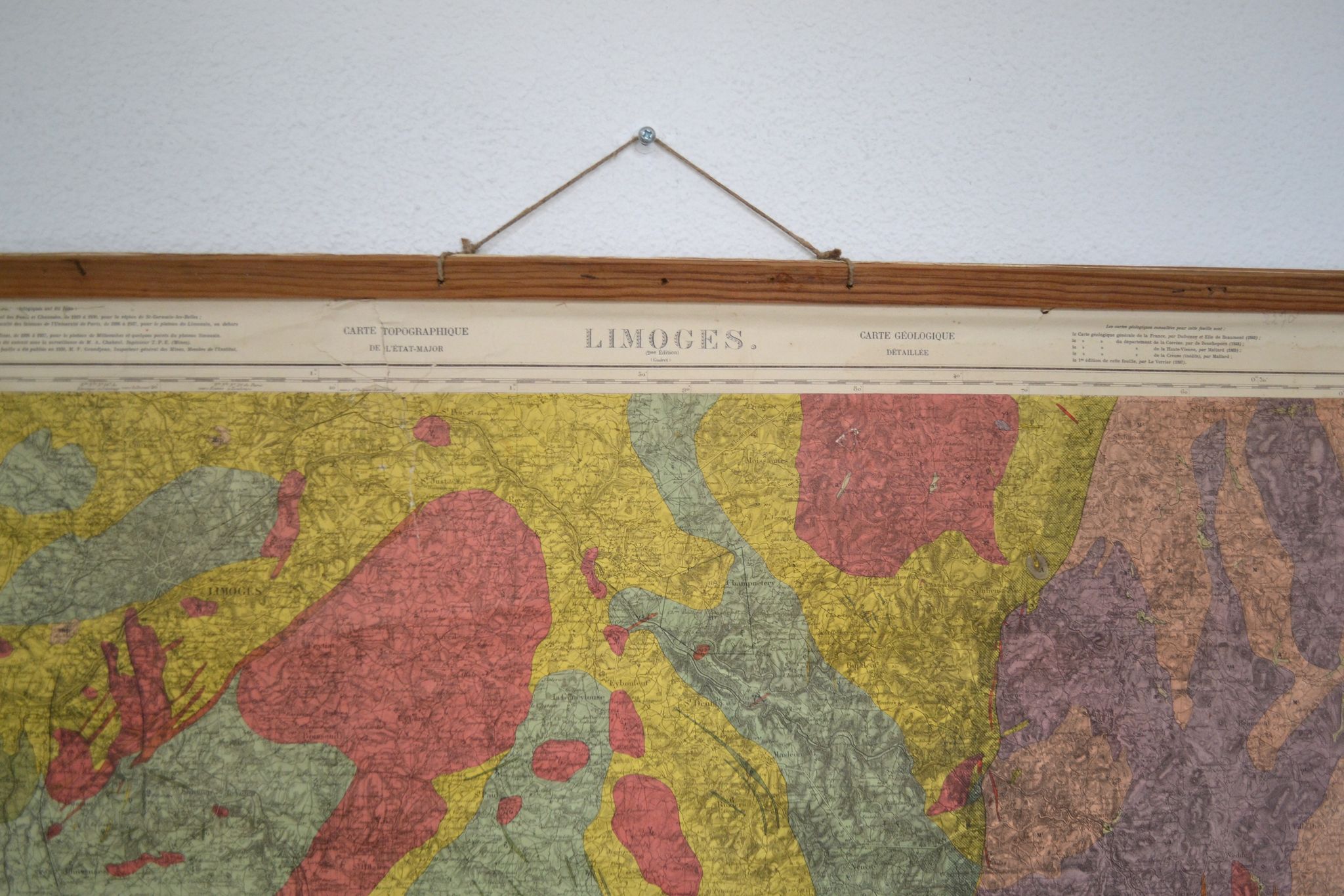 Topographic map of the General Staff of Limoges and its surroundings - 1907