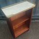 Bibus antique Louis XVI style bookcase with marble top