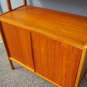 Scandinavian teak library by Bertil Fridhagen for Bodafors