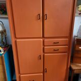 Mado orange kitchen buffet, 60s