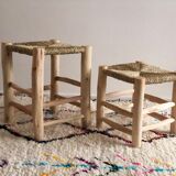 Authentic moroccan tabouret