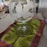 large crystal table glass