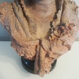 Bust signed D. Van Den Bossche in terracotta