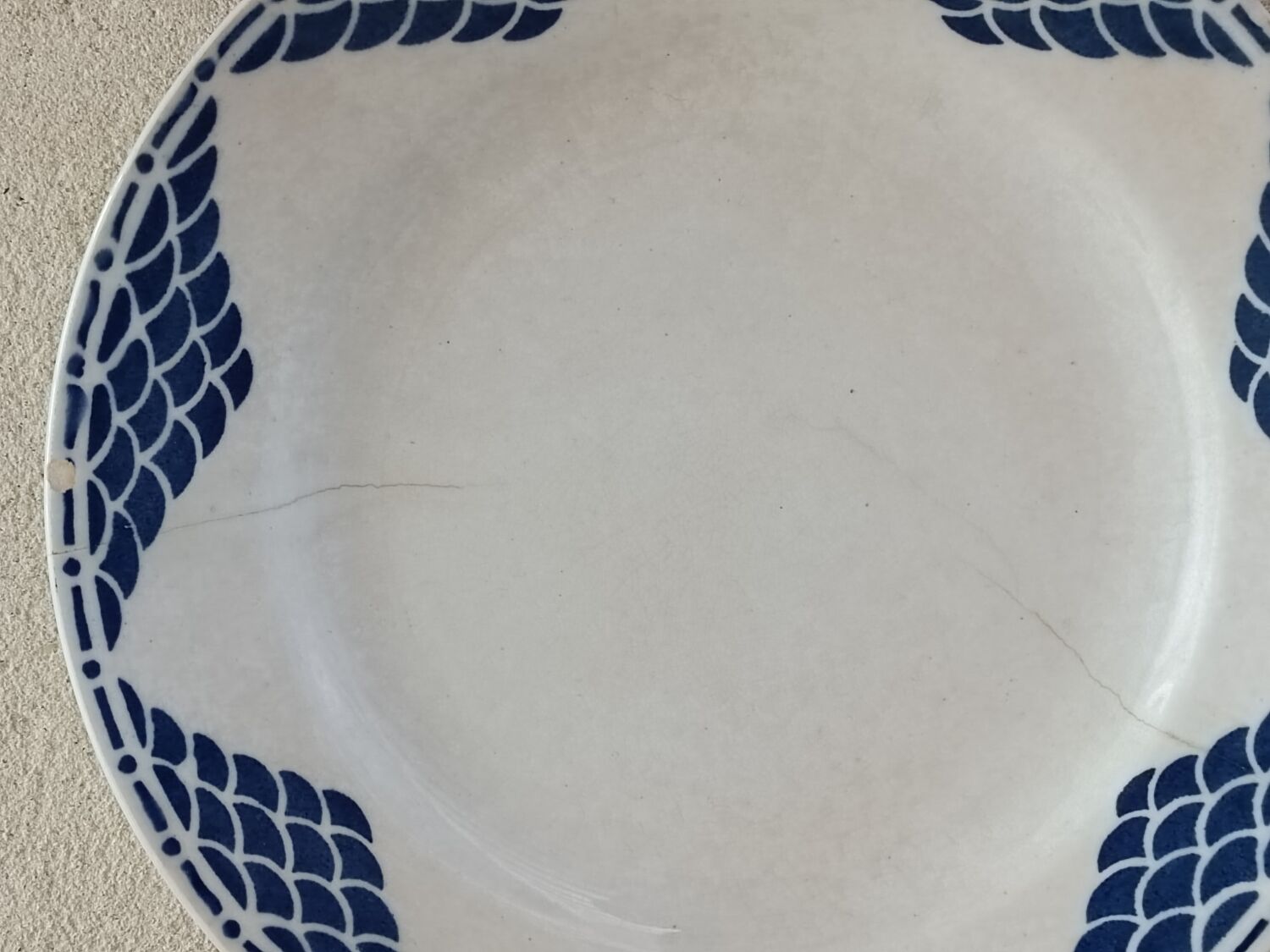 5 plates iron earth Saint-Amand Etoile