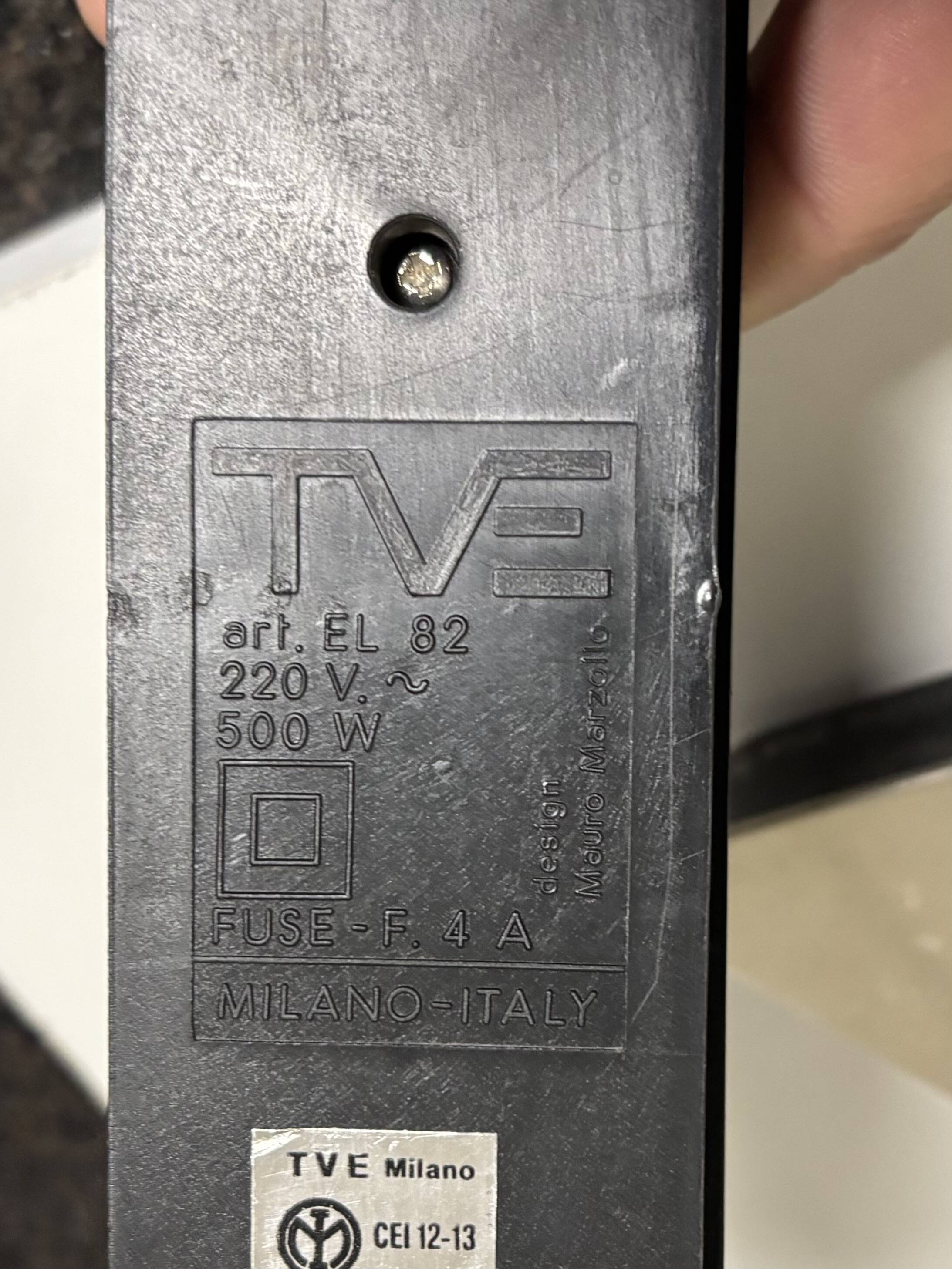 Glass and chrome-plated steel floor lamp, Mauro Marzollo, TVE 1980