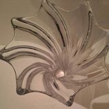 Crystal vase signed Art Vannes France h 32 cm